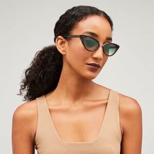 Morgenthal Frederics x Oscar De La Renta Twist VIII sunglasses Tortoise
